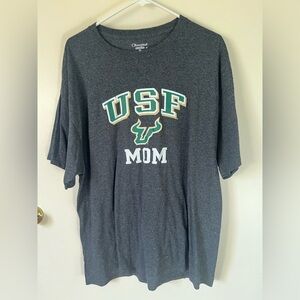 Champion Gray USF Mom T-Shirt extra large